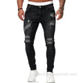 Mode Männer Rip Retro Stretch Jeans Hosen Großhandel